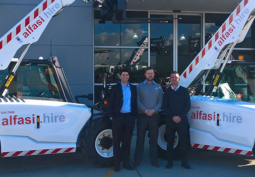 Alfasi Hire has bought three new JCB 525-60 Agri Plus Telehandlers to improve its fleet