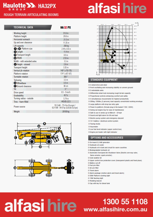 100 Diesel Knuckle Boom Specification