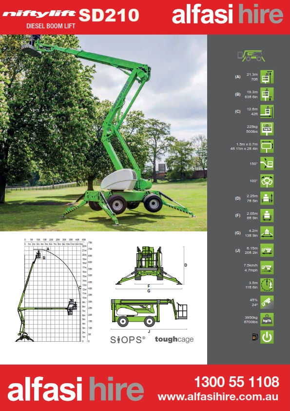 63 Diesel Knuckle Boom Features