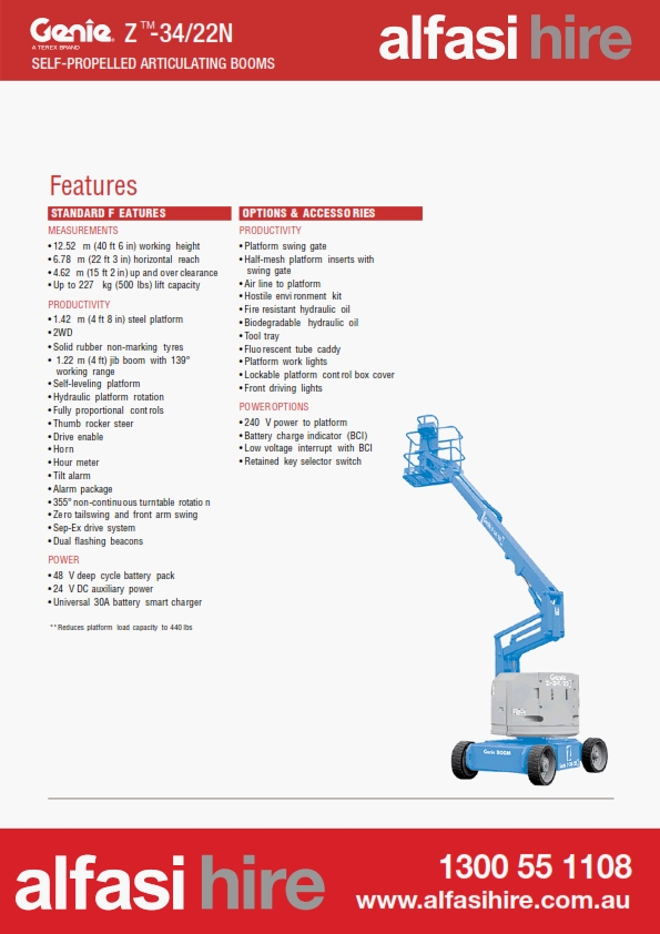 34 Electric Knuckle Boom Features