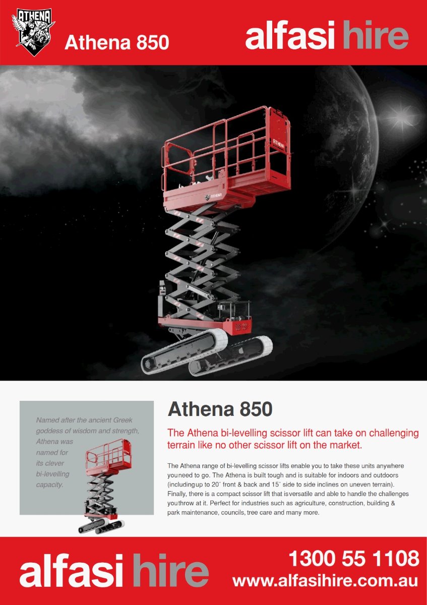 19 ATHENA ROUGH TERRAIN SCISSOR LIFT Features