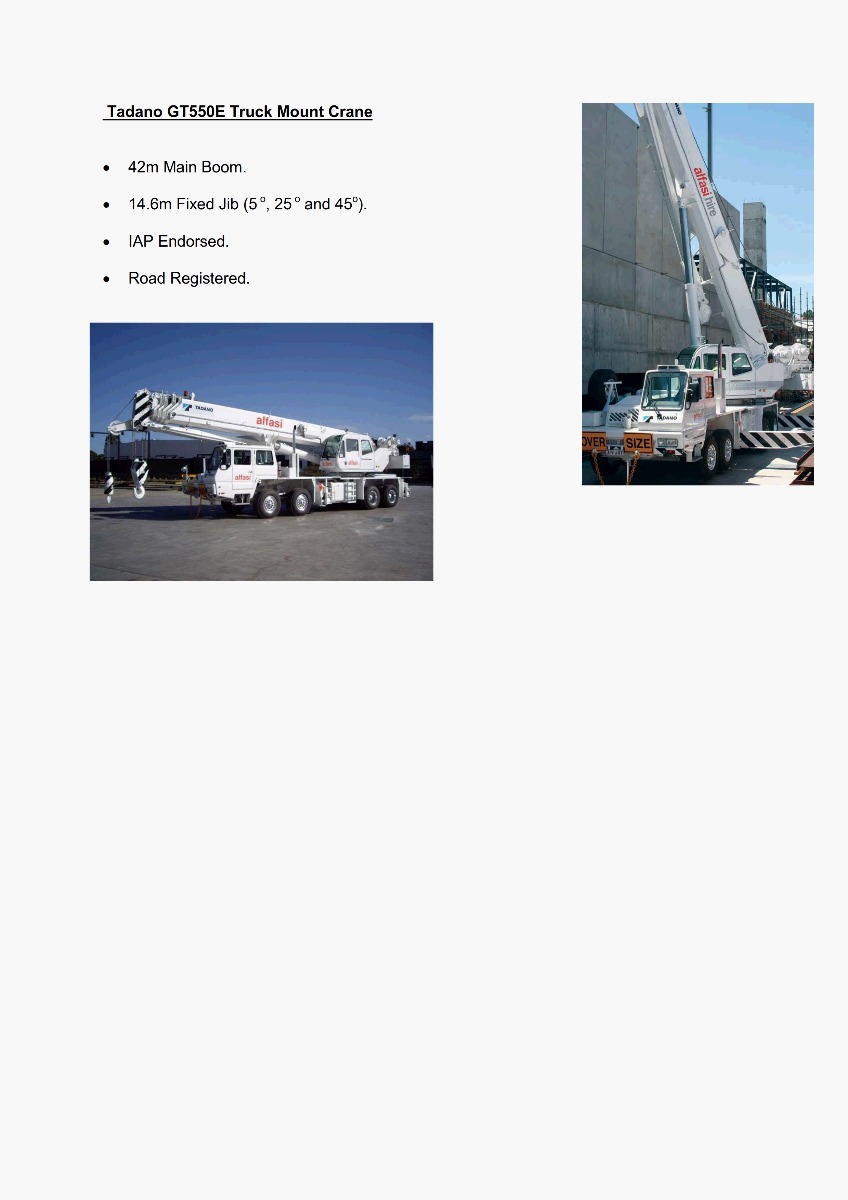 55T Truck Mounted Crane Features 300